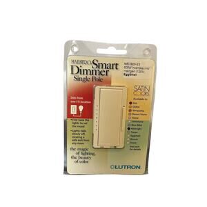 new lutron maestro smart dimmer swich single pole satin colors